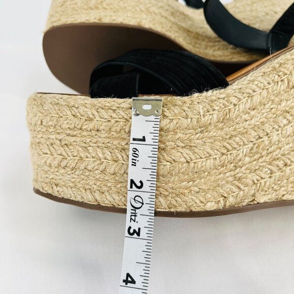 SCHUTZ Women's Blisse Ankle Strap Espadrille Platform Sandals Size 9.5 - Picture 13 of 13